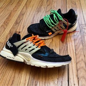 Nike 2016 Black Tan Off White Presto Vtg 8.5 AF1 Virgil